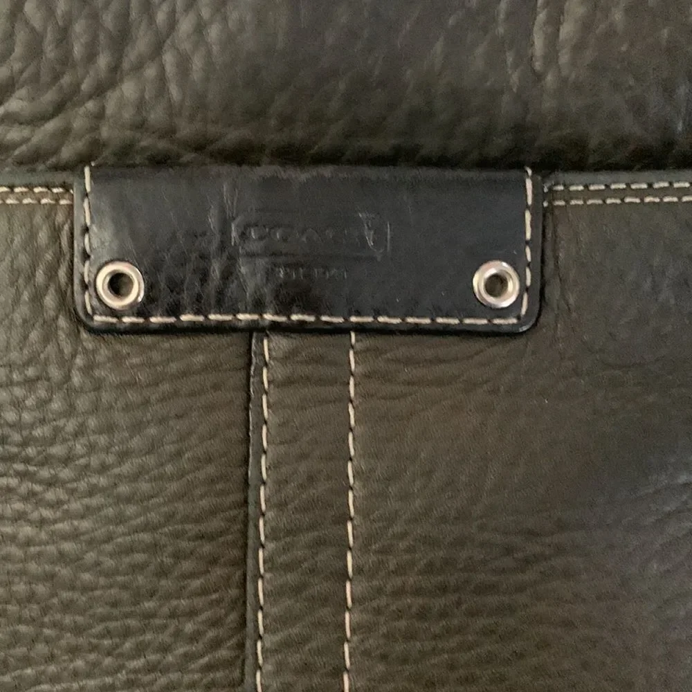 Coach hamilton Pebbled Leather Bag